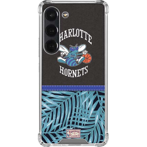 NBA Charlotte Hornets Retro Palms Galaxy S23 Clear Case