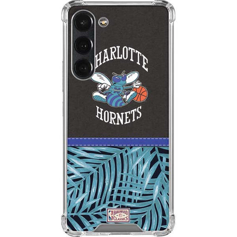 NBA Charlotte Hornets Retro Palms Galaxy S23 Plus Clear Case