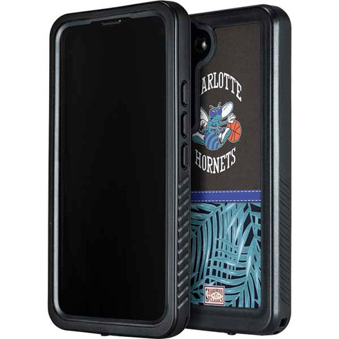 NBA Charlotte Hornets Retro Palms Galaxy S23 Plus Waterproof Case