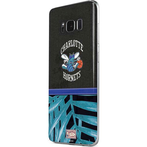 NBA Charlotte Hornets Retro Palms Galaxy S8 Plus Skin