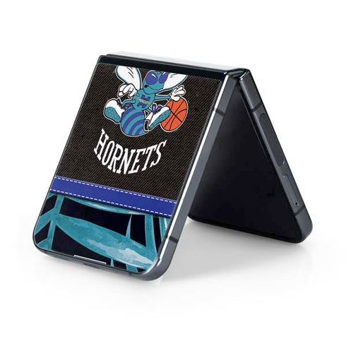 NBA Charlotte Hornets Retro Palms Galaxy Z Flip5 5G Skin