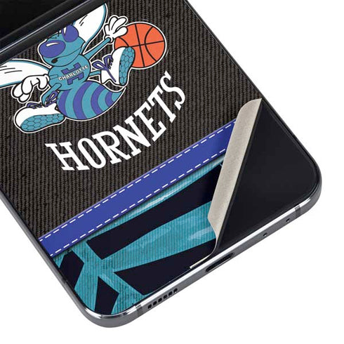 NBA Charlotte Hornets Retro Palms Galaxy Z Flip5 5G Skin