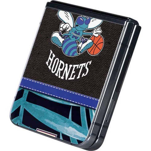 NBA Charlotte Hornets Retro Palms Galaxy Z Flip5 5G Skin