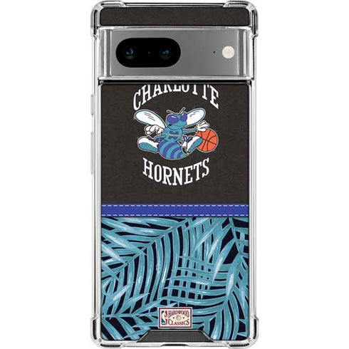 NBA Charlotte Hornets Retro Palms Google Pixel 8 Clear Case