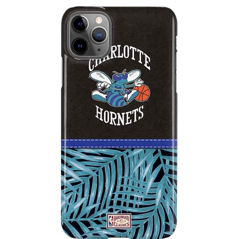NBA Charlotte Hornets Retro Palms iPhone 11 Pro Max Lite Case