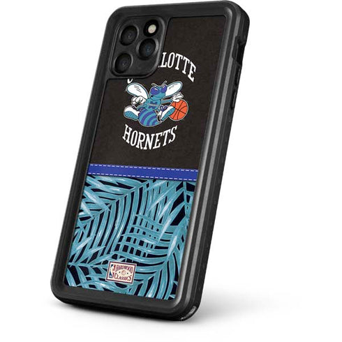 NBA Charlotte Hornets Retro Palms iPhone 11 Pro Waterproof Case