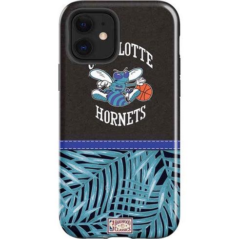 NBA Charlotte Hornets Retro Palms iPhone 12 Impact Case