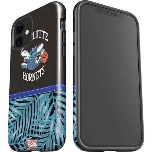 NBA Charlotte Hornets Retro Palms iPhone 12 Impact Case