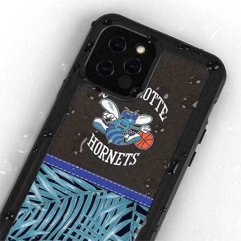 NBA Charlotte Hornets Retro Palms iPhone 12 Pro Waterproof Case
