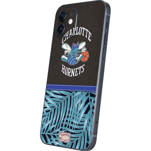 NBA Charlotte Hornets Retro Palms iPhone 12 Skin