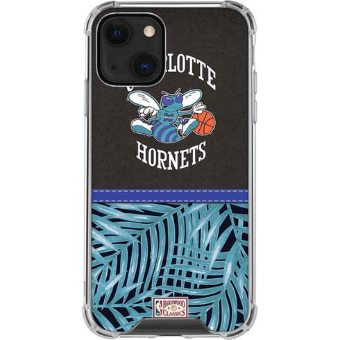 NBA Charlotte Hornets Retro Palms iPhone 13 Clear Case
