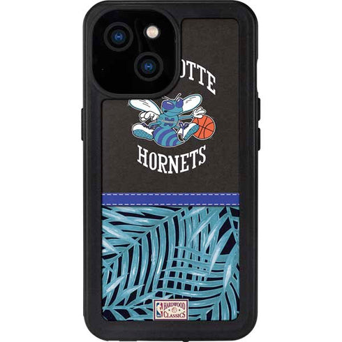 NBA Charlotte Hornets Retro Palms iPhone 13 Mini Waterproof Case