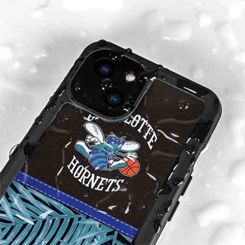 NBA Charlotte Hornets Retro Palms iPhone 13 Mini Waterproof Case