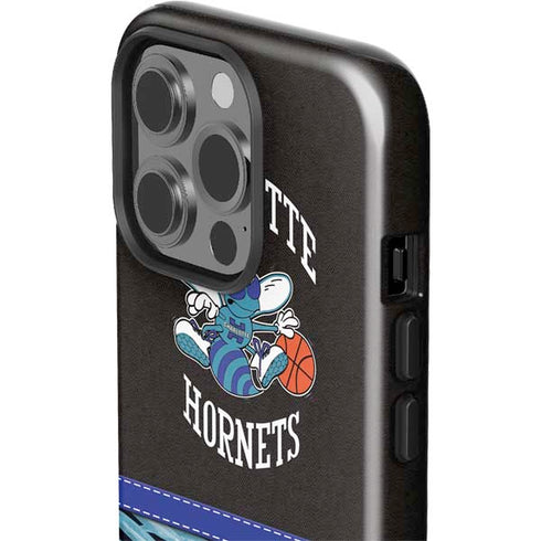 NBA Charlotte Hornets Retro Palms iPhone 15 Pro Impact Case
