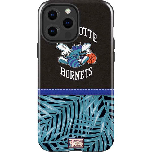 NBA Charlotte Hornets Retro Palms iPhone 15 Pro Max Impact Case