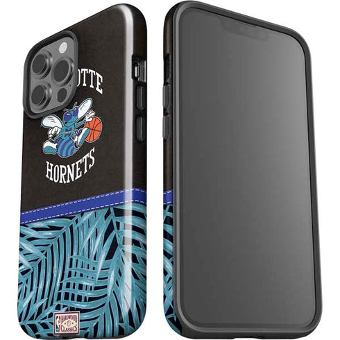NBA Charlotte Hornets Retro Palms iPhone 15 Pro Max Impact Case