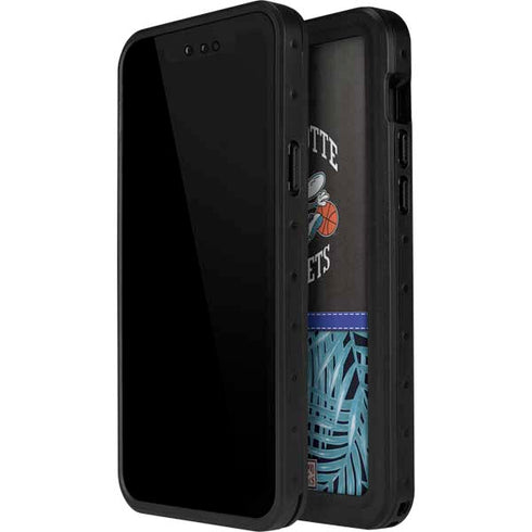 NBA Charlotte Hornets Retro Palms iPhone 14 Pro Max Waterproof Case