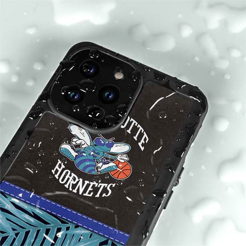 NBA Charlotte Hornets Retro Palms iPhone 14 Pro Max Waterproof Case