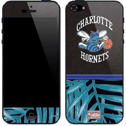 NBA Charlotte Hornets Retro Palms iPhone 5/5s/5SE Skin