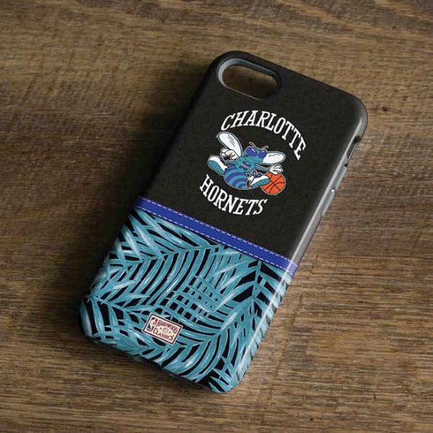 NBA Charlotte Hornets Retro Palms iPhone 8 Pro Case