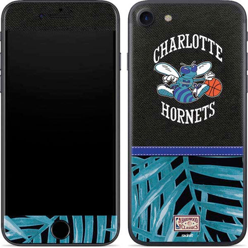 NBA Charlotte Hornets Retro Palms iPhone SE (2nd & 3rd Gen) Skin