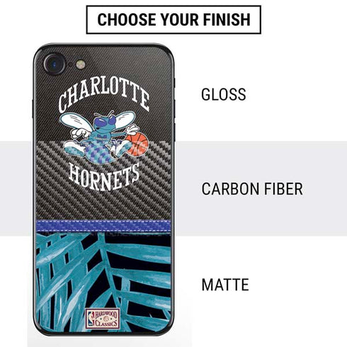 NBA Charlotte Hornets Retro Palms iPhone SE (2nd & 3rd Gen) Skin