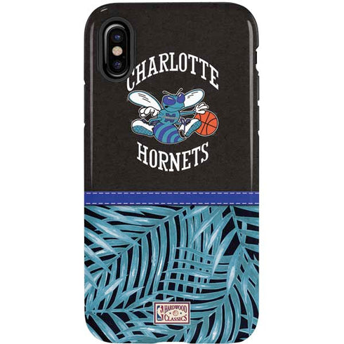 NBA Charlotte Hornets Retro Palms iPhone XS Pro Case