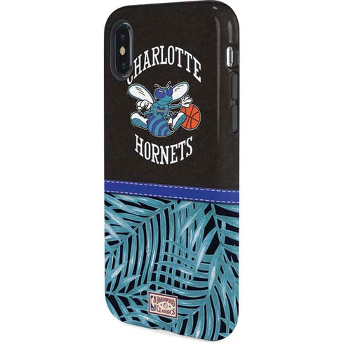 NBA Charlotte Hornets Retro Palms iPhone XS Pro Case