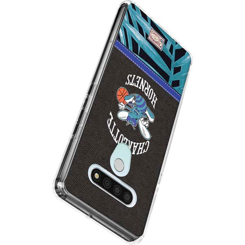 NBA Charlotte Hornets Retro Palms LG Stylo 6 Clear Case