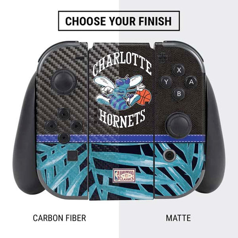 NBA Charlotte Hornets Retro Palms Nintendo Switch Bundle Skin