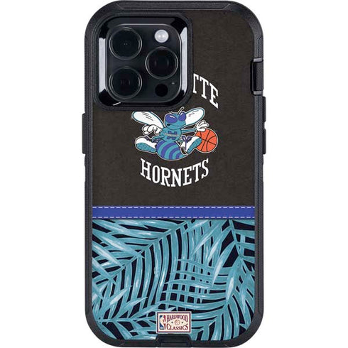 NBA Charlotte Hornets Retro Palms Otterbox Defender iPhone Skin