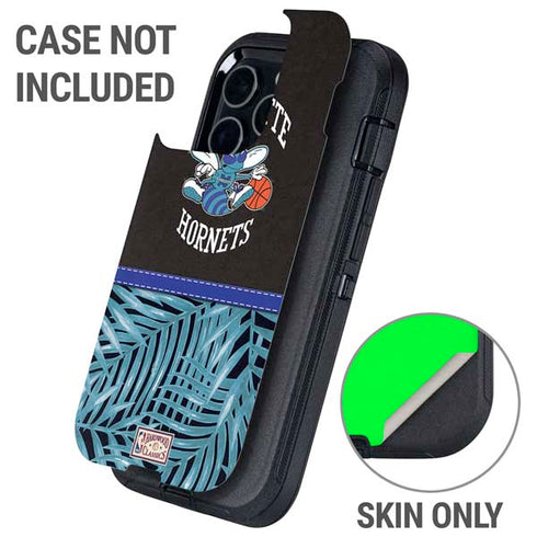 NBA Charlotte Hornets Retro Palms Otterbox Defender iPhone Skin