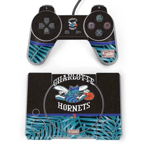 NBA Charlotte Hornets Retro Palms PlayStation Classic Bundle Skin