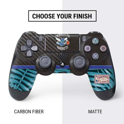 NBA Charlotte Hornets Retro Palms PS4 Controller Skin