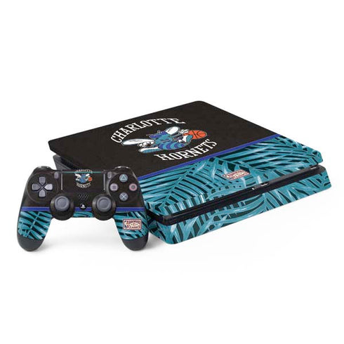 NBA Charlotte Hornets Retro Palms PS4 Slim Bundle Skin