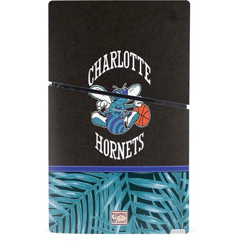 NBA Charlotte Hornets Retro Palms PS5 Slim Digital Edition Console Skin