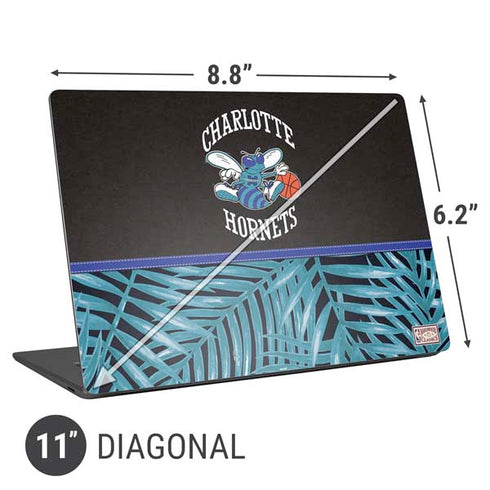 NBA Charlotte Hornets Retro Palms Universal Laptop 11in (8.8 x 6.2in) Skin
