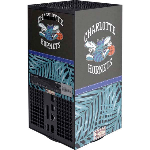 NBA Charlotte Hornets Retro Palms Xbox Series X Console Skin