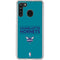 NBA Charlotte Hornets Standard - Blue Galaxy A21 Clear Case