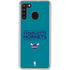 NBA Charlotte Hornets Standard - Blue Galaxy A21 Clear Case