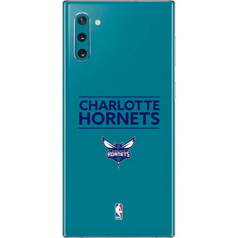 NBA Charlotte Hornets Standard - Blue Galaxy Note 10 Skin