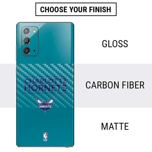 NBA Charlotte Hornets Standard - Blue Galaxy Note20 5G Skin
