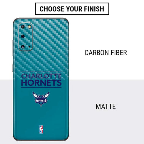 NBA Charlotte Hornets Standard - Blue Galaxy S20 Skin