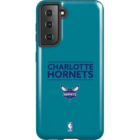 NBA Charlotte Hornets Standard - Blue Galaxy S21 5G Pro Case