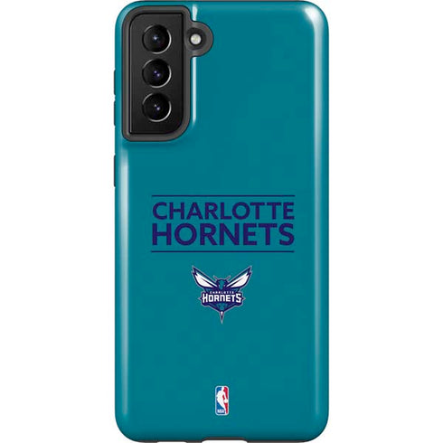 NBA Charlotte Hornets Standard - Blue Galaxy S21 FE Pro Case