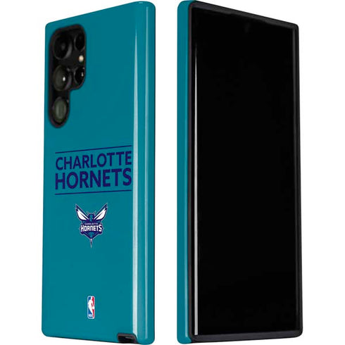 NBA Charlotte Hornets Standard - Blue Galaxy S22 Ultra Pro Case