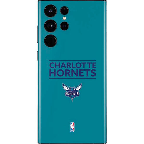 NBA Charlotte Hornets Standard - Blue Galaxy S22 Ultra Skin