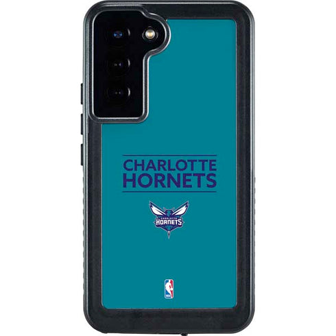 NBA Charlotte Hornets Standard - Blue Galaxy S23 Plus Waterproof Case