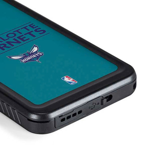 NBA Charlotte Hornets Standard - Blue Galaxy S23 Plus Waterproof Case