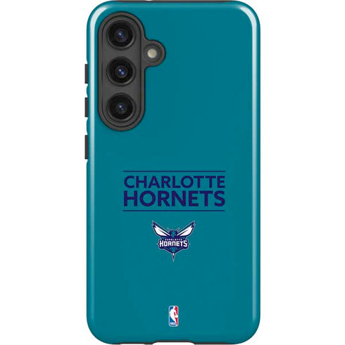 NBA Charlotte Hornets Standard - Blue Galaxy S24 Plus Impact Case